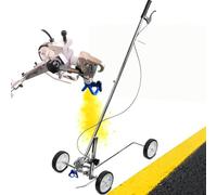 TYYZDM Wheeled Line Marking Machine, Handheld Cold Paint Spray-Gun, Works With Any Airless Sprayer, For Touch-Ups Pavement, Grass, Turf