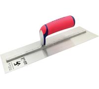 TYZACK 13" Ergo Soft-Grip Stainless Steel Pre-Worn Plastering/Plasterers Trowel