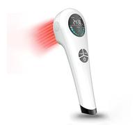 TYZDLSM Cold Red Light Therapy Device, Handheld Red Light Wand with Stand, Digital Display, 650nm and 808nm Treatment, 5 Intensity, 6 Timer Modes, for Joint Pain, Muscle Relief
