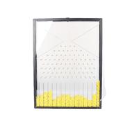 TYZDLSM Galton Board, Experiment Model Dalton Board, Physics Teaching Instrument, Effective Statistical Law Demonstration Tool, for School Laboratory Teaching Demonstration