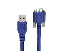 TYZK Microscope Accessories Micro USB3.0 Data Cable with Screw Lock, USB3.0 Interface Industrial Camera Data Cable Fixed 0.5m 1m 1.8m 3m Optional Durability And Reliable Performance(3m)