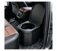 Tyzlup Compact Foldable Car Potty for Road Travel, Reusable Tall Collapsible Commode for Outdoor, Backyard, Construction Site, Home Use, Traffic Jams(Black)