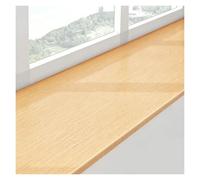 Tyzlup Self Adhesive PVC Window Sill Cover, Wooden Texture Waterproof Protector, Custom Cuttable Mat for Kitchens, Window Ledges & Bay Windows(B,16.4ftx11.8in/5mx30cm)
