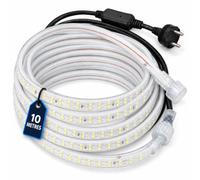 Tyzon LED Strip Light 10 m, 6000 K, 1000 lm/m, IP65, 230 V | 180 LED/m, cool white 6000 K, 16.8 mm wide, extendable up to 75 m, 1.5 m connection cable included