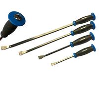 TZ Heavy Duty 4 Piece Pry Bar Set with Strike Through Cap Handles