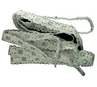 TZ Laces 15mm lacework White & Silver 100cm