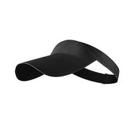 TZ Promise Women Men Seamless Neoprene Sun Visor with Stretch Band for Adjustable for Running Tennis Golf Outdoor Sports, Black, Large-X-Large