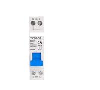 TZ30-32 DPN 1P+N Circuit Breaker MCB 6A 10A 16A 20A 25A 32A Din Rail Mounting Miniature Household Air Switch(25A)