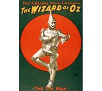 TZ34 Vintage 1903 Wizard Of Oz Tin Man Musical Theatre Poster Re-Print - A4 (297 x 210mm) 11.7" x 8.3"
