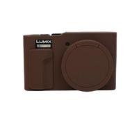 TZ99 Case,Soft Silicone Protective Case Cover Ultra-Thin Lightweight for Panasonic Lumix DC-TZ99 Camera (Coffee)