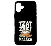 Tzatziki Malaka Gyros Greece Bifteki Souvlaki Case for iPhone 16 Plus