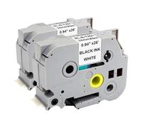 TZe-251, 24mm x 8m, Laminated, Compatible with Brother TZe-251, TZe251, TZ-251, for Brother P-touch Cube PT-P700 PT-P750W PT-P710BT PT-E500VP PT-2430 PT-D600 PT-9700PC, Black on White