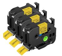 Tze-651 Compatible with Brother Label Printer Tape 24mm Yellow TZe651