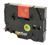 TZe-RW34 12mm x 4m Gold on Red Ribbon Tape Compatible with Brother P-Touch PT-1000 1010 3600 9600 D200 D210 D210VP D450VP D600VP E100 E300VP E550WVP H101C H101GB H105 H110 H200 H300 H500 P700 P750W