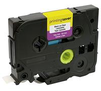 TZe131 TZe 131 Black on Transparent 12mm x 8m Compatible Label Tape for P-Touch PT-1000 1005 1010 3600 9600 D210 D210VP D400 D450VP D600VP H101C H101GB H105 H110 H300 P700 P750W Label Makers