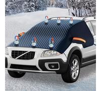 TZEKING Windshield Protector, Windshield Cover, Car Windscreen Protector, Folding Front Windscreen, Snow Wind and Rain, for the Windshield Against Snow, Universal for Car