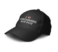 TZGH Funny Saying Hats I Love Lancashire Hot Pot Casquette Funny Words Cap