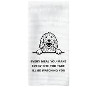 Tzhim Goldendoodle Kitchen Hand Towels - Gifts for Women, Tea Dish Towels for Kitchen, Dog Bathroom Decor, 16x24 Inch