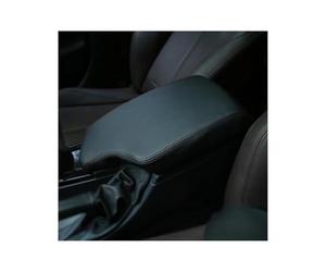 TZIUSFAC Car Armrest Box For B&MW F30 Accessories F31 3 Series 2013-2019 Center Console Armrest Box Leather Protective Cover Trim Console Armrest Storage Box(Black Black Line,Right Hand-drive)