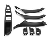 TZIUSFAC Car Interior Accessories Door Handle Armrest Panel Pull Trim Cover Set for 5 Series F10 F11 F18 520 523 525 528 530 2010-2017 LHD(LHD Black Set)