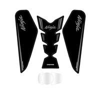 TZMAPU Compatible 400 Tank Pad,Motorcycle Tank Protector,Non-slip Fuel Tank Sticker Kit Rubber Protective Pads 400 Accessories (Black)