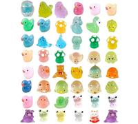 TZMFHD 48 Pcs Resin Animals Mixed, Mini Resins Animal, Tiny Resins Animal Figures Suitable For Miniature Fairy Garden, Dollhouse Decor, Diy Crafts, Small Resin Animals
