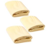 TZMFHD Chamois Leathers for Cars, 3 Pack of 40x30 cm Ultra Soft Shammy Leather Cloth, High Absorbency for Car Detailing, Windows and Motorcycle Cleaning, Scratch-Free for Delicate Surfaces