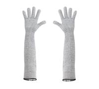 TZMFHD Guard Gloves Gardening Long, Level 5 Cut Resistant Gloves With Long Arm Sleeves, Long Gardening Gloves For Work Kitchen Heavy Duty, Suitable For Puncture And Puncture Prevention (55cm)