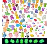 TZMFHD Mini Resin Animals,Resin Animals Mixed, 70 Pcs Tiny Resins Figures for DIY Crafts, Miniature Garden Decor, Creative Gift Ideas, Small Resins Animal for Home Decoration