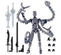 TZMFHD T13 Action Figure, Silver Black Octopus Doctor Action Figure, Highly Detailed Collectible Model, Multi-Jointed Movable Design, Perfect Suitable For Display And Gifting