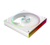 TZMRIT 140mm RGB Fan Reverse,Transwarp14 Reverse Flow ARGB Fan 140mm,Suitable for mounting on the bottom or back of the chassis (WH)
