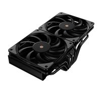 TZMRIT JiuShark JF13K Diamond Top-Down CPU Cooler, 250 W TDP, Double 1800 RPM 64.51CFM 1.71 mmH2O 15 mm Fan, for AM4/AM5, for LGA1200/115X/1700 (Black)