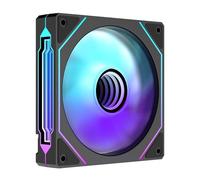 TZMRIT Prism 4 Pro Reverse Flow RGB 120mm Black Fan - 5V 3PIN ARGB Mirror PWM With ARGB Lighting