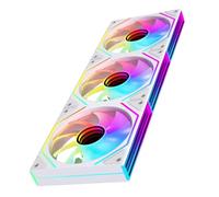 TZMRIT Prism 4Ultra/Prism 4RSUltra RGB PC Fan 120MM 1/3Piece [Infinity Mirror] [1850±10% RPM] 5V3PIN ARGB and 12V4PIN PWM Fan (3, WH, 4Ultra)
