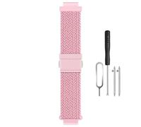 Tznzxm Compatible with JrTrack 5 Kids Smart Watch Bands, New Braided Stretchy Replacement Band Adjustable Soft Pattern Wristband Straps for JrTrack 4 Kids Smart Watch by Cosmo Pink