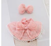 Tznzxm Summer Skirt Outfit 17cm 15cm Doll Clothes Set, Fashion 2-Piece Set Pink Puff Dress and Bow Hair Accessory Suitable Compatible with LABUBU (Doll Not Included)