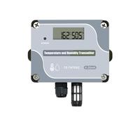Tzone 4-20mA Temperature Humidity Transmitter Industrial Analog Temp Sensor | Digital Humidity Sensor,Temp RH Monitor Collector,Wall Mount,for Greenhouse Environment Test Grow PLC,Transducer 4-20ma