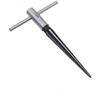 Tzong T Handle Taper Reamer 1/8"-1/2" 3-13mm Bridge Pin Hole Hand Held Tapered Reamers 6 Fluted Chamfer Reaming Guitar Woodworker Luthier Tool