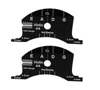 Tzong Violin Bridges Multifunctional Template Violin Bridges Repair Reference Tool Fingerboard Scraper Making Tool 3/4