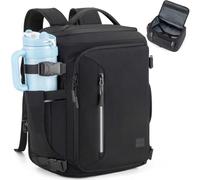 Tzowla Travel Laptop Backpack with USB Port and Wet Pockets, Expandable Waterproof Rackpack for Men and Women, Carry On Flight Approved Travel Bag Fit 17.3 Inch Computer/Notebook