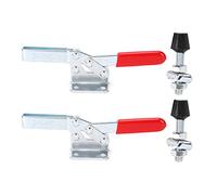 TZOXTLH 2Pcs Toggle Clamp Anti-Rust Alloy Steel Quick Release Hold Down Hand Tool 182kg GH-201C