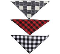 TZOXTLH 3pcs Pet Dog Bandana Washable Puppy Cat Neck Scarf Collar Triangle Neckerchief Supplies (S)