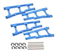 TZOXTLH 4Pcs Waterproof Front Rear Brushless Suspension Arms Set for Slash 4X4 TSM (Blue)