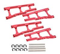 TZOXTLH 4Pcs Waterproof Front Rear Brushless Suspension Arms Set for Slash 4X4 TSM (Red)