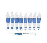 TZOXTLH Drone Propellers Colors Unmanned Aerial Vehicle Blade Accessories UAV Propellers Wings 2 Pairs for Mini 3 Pro (Blue White)