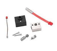 TZOXTLH High Temperature Plated Copper Heater Block Set with Heating Rod Thermal Wire Nozzle for Ender 3 S1