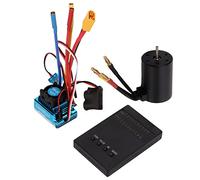 TZOXTLH RC Brushless Waterproof 120A XT60 Plug ESC 3650 3600KV Motor Kit with Programming Card for 1/8 1/10 RC Car