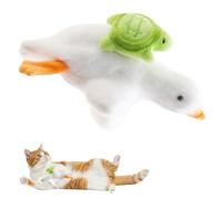 TZQFROCE Interactive Cat Toy Duck Electric White Duck Toy for Cats Electric Cat Toy for Cats Interactive Cat Toy Suitable for Cats, Dogs, Pets