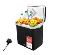 TZS First Austria - 25L Electric Cool Box - 12V/230V for Car & Mains - Cooling & Warming Function - Quiet Thermoelectric System - Ideal for Camping & Travel - Black