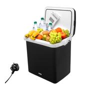 TZS First Austria - 32L Electric Cool Box - 12V/230V for Car & Mains - Cooling & Warming Function - Quiet Thermoelectric System - Ideal for Camping & Travel - Black